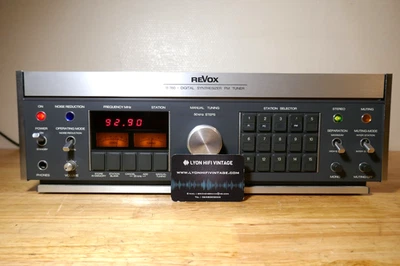 TUNER RADIO REVOX DIGITAL SYNTHSIZER FM TUNER B 760 / VINTAGE TUNER RADIO - image 1 of 4