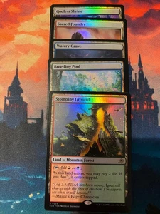 MTG Edge of Eternities Shock Lands Complete Set Foil - Picture 1 of 1