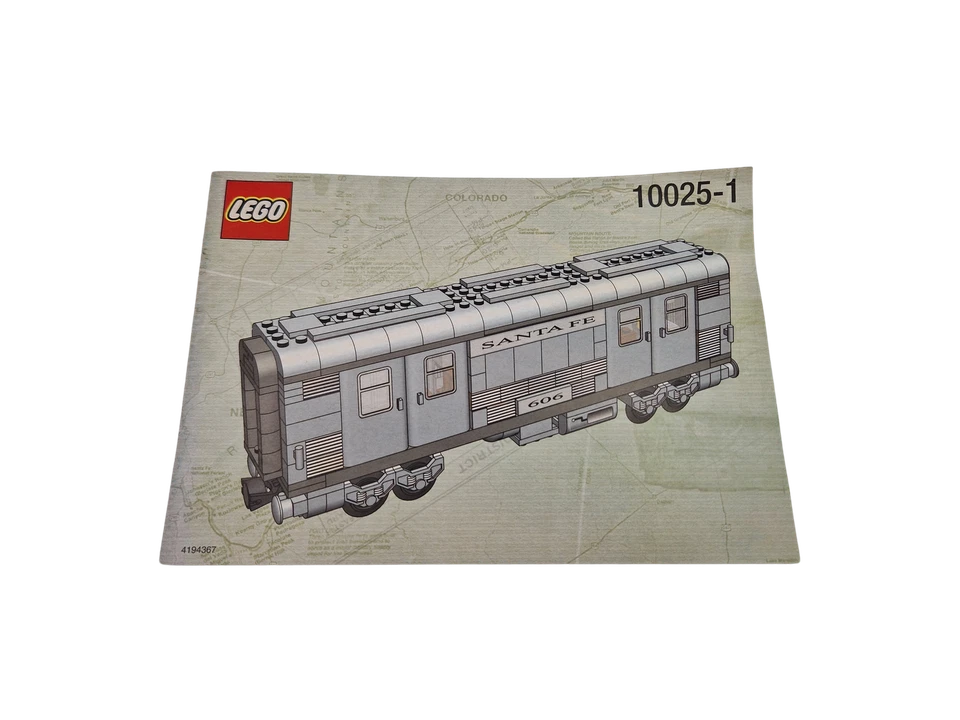 Lego® TRENO Ferrovia 10025_1 istruzioni per il montaggio Santa Fe Vagone    - Immagine 1 di 1