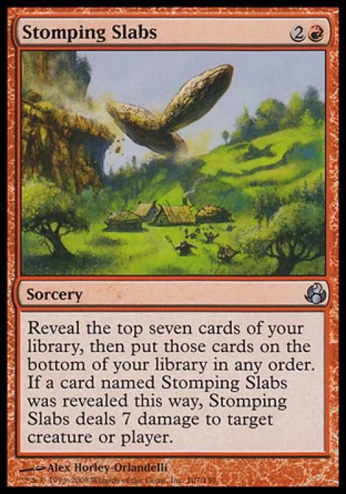 Stomping Slabs - Medium Play MTG Morningtide - Image 1 of 1