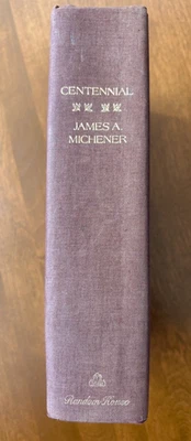 FIRST EDITION / PRINTING Michener "Centennial," VG Foto 1 de 4