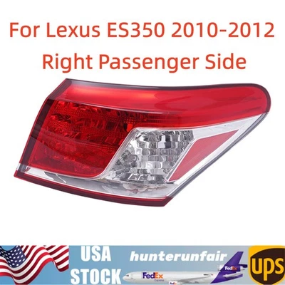 For Lexus ES350 2010 2011 2012 Halogen Tail Light Right Outer Brake Tail Light Foto 1 de 4