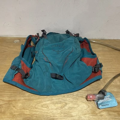 Mochila de hidratación Osprey Dyna 6 verde azulado/rojo Foto 1 de 4