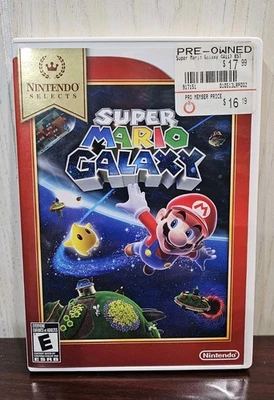 Super Mario Galaxy Nintendo Wii 2007 CIB Complete with Manual - Image 1 of 4