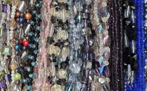 22x Glass bead strands jewelry making beads lot Quality Crystal Czech Faceted - Picture 1 of 24