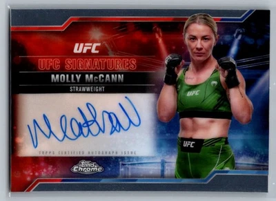 2025 Topps Chrome UFC #SIG-MM Molly McCann UFC Signatures - Image 1 of 2