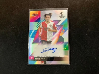 2023-24 Topps Finest UEFA Club Competitions Soccer Autograph #A-AU Ayase Ueda - Image 1 of 2