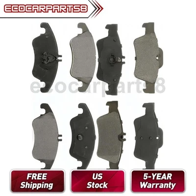 Front Rear Semi-Metallic Brake Pad Kit for Mercedes-Benz CLS400 3.0L 2015-2017 - Image 1 of 3