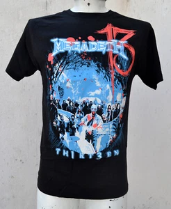 Megadeth Slim Fit Shirt 13 Thirteen Th1rt3en Official - Picture 1 of 3