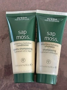 Aveda Sap Moss schwereloses Feuchtigkeitsshampoo & Conditioner 1,4 Oz. Reisegröße neu - Bild 1 von 1