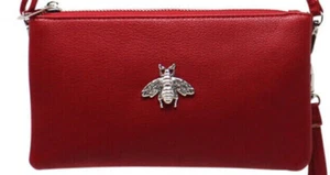 Women Bee Encrusted Mini Crossbody Bag Clutch Purse Pouch Ladies Handbag 10833 - Picture 1 of 17