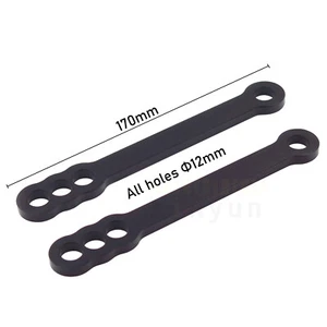 Aluminium Lowering Links Black For 1999-2019 Suzuki GSXR 1300 Hayabusa /GSX1300R - Picture 1 of 6