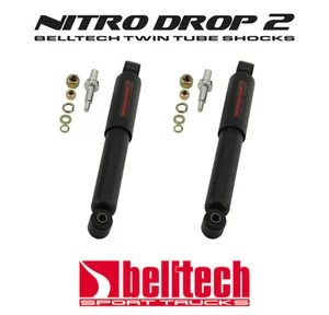63-72 Chevy/GMC C10 caída nitro 2 amortiguadores delanteros 1"" - 5"" caída (par) Belltech - Imagen 1 de 1