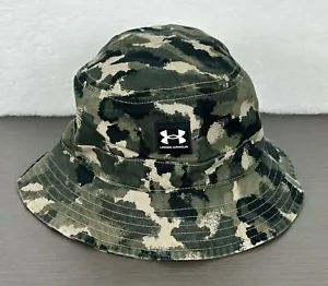 Under Armour Men's Black/Stone Camouflage Branded Bucket Hat Large/XL NWT - Picture 1 of 8