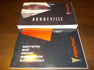 1997 Pontiac Bonneville owners manual factory GM book 97 cars - Bild 1 von 1