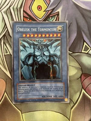 JMP-EN004 Obelisk The Tormentor Secret Rare LIMITED  Edition NM Yugioh - Image 1 of 2