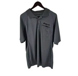 FSP Hemd Herren 2XL schwarz grau kurzarm Polo einfarbig SNAP ON TOOLS LOGO - Bild 1 von 4