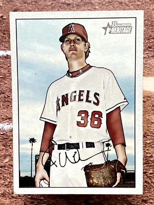 2007 Bowman Heritage Jered Weaver #2 - Image 1 of 2