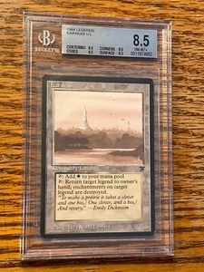 Karakas Legends BGS 8.5/8.5/8.5/8.5 Quad 8.5s MTG NM-MT+ A Beauty (RG)4RCards - Picture 1 of 8