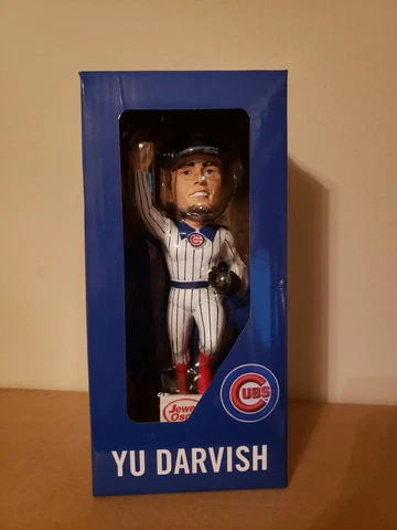 NEW Chicago Cubs YU DARVISH Bobblehead "Super-Yu" Season Ticket Holder Gift RARE Cover