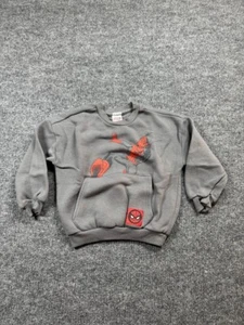Marvel Sweatshirt Kid Boys 5T Gray Spiderman Long Sleeve Fleece Pullover Casual - Picture 1 of 8