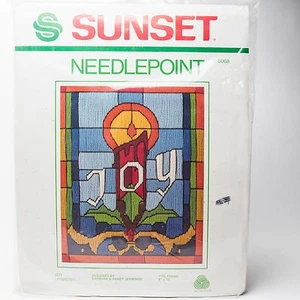 Sunset Needlepoint kit JOY  - Picture 1 of 4