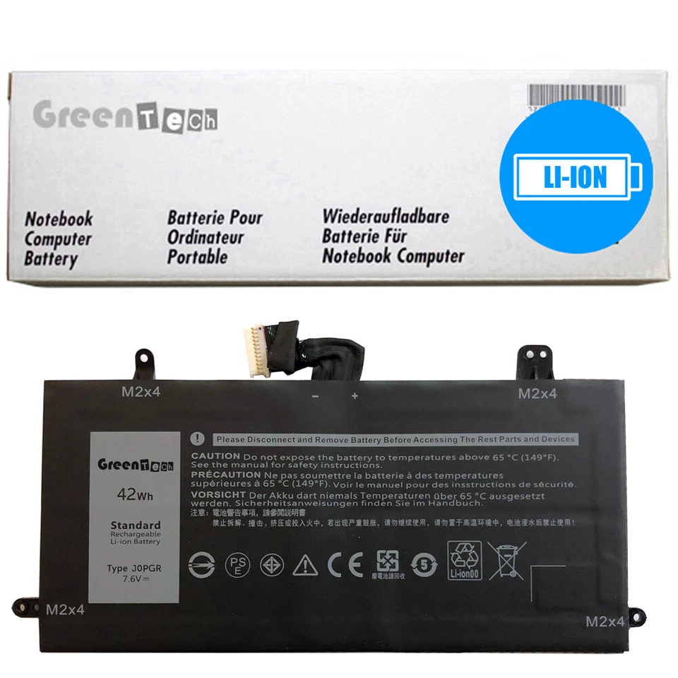 BATERÍA GREENTECH J0PGR PARA LATITUDE 5285 5290 7.6V 42WHR X16TW FTH6F Foto 1 de 1