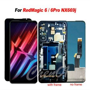 OEM For ZTE Nubia Red Magic 6/6 Pro LCD Touch Screen Digitizer±Frame Replacement