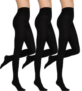 3 Pairs Tights 100 Denier by SENTELEGRI Soft All Day Comfort Opaque Multipack - Picture 1 of 2