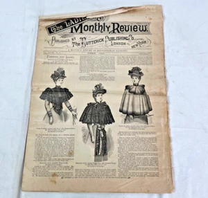 Antique The Butterick Publishing CO "The Ladies Monthly Review" June & July 1893 - Picture 1 of 6