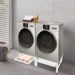 Washing Machine Pedestal Washer and Dryer Stand Adjustable Washing Machine Stand - Picture 1 of 16
