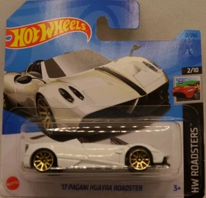 Hot Wheels '17 Pagani Huayra Roadsters HW Roadsters 2/10 2023 13/250 HKH37-M521 - Imagen 1 de 7