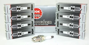 NEW GENUINE SET OF 8 NGK 4644/BKR7E V-POWER PREMIUM COPPER SPARK PLUGS - Picture 1 of 1
