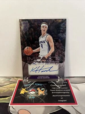 Kevin Huerter 2023/24 Donruss Elite Impact Impressions Auto Autograph Kings - Image 1 of 2