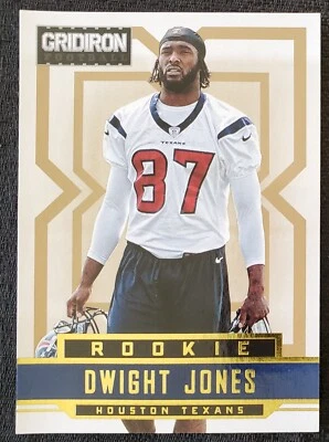 2012 Dwight Jones (RC) 30/100 Texans NFL Panini Gold Goil Gridiron Card #235 - Image 1 of 2