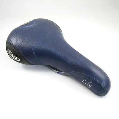 Selle Italia Ldy Sillín Mujer Gel Original Azul con Rieles Manganeso Foto 1 de 4