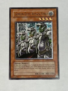 YUGIOH EURO Goblin Elite Attack Force CRV-EN020 Ultimate Rare LP - Picture 1 of 2