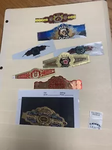 Vintage World Cigar Bands Lot 9 Habana Big Dog Alec Bradley Tesoros Cubanos More - Picture 1 of 7