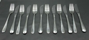 True Vintage WMF Cutlery Nuremberg 6 Person Knife Fork Chromagan - Picture 1 of 6