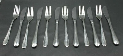 TRUE VINTAGE WMF Besteck Nürnberg 6 Personen Messer Gabel Chromagan - Bild 1 von 4