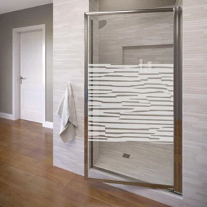 (28,76€/m²) Milchglasfolie Glasdekor Dusche Sichtschutz Design Fenster FD0028 - Bild 1 von 11