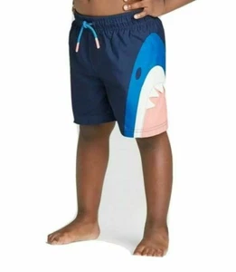 Cat & Jack / UPF 50+ Hungry Shark 3D Teeth Mesh Lined Swim Trunks / Boys Size 3T - Picture 1 of 1