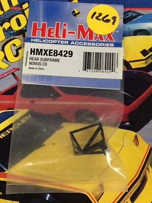 Heli-Max HMXE8429 Rear Subframe: Novus CX NewInPack USA Shipped - Image 1 of 2