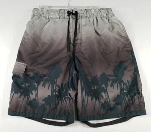 Mossimo Supply Swim Trunks Men's Size Large Pockets Hombre Palm Trees Lined - Picture 1 of 13