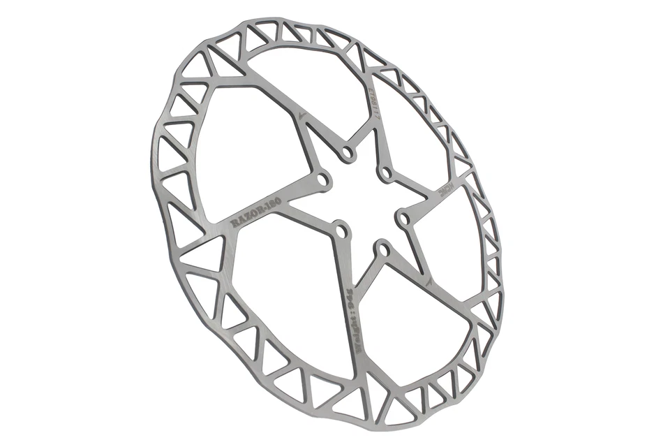 KCNC Razor Mountain Cyclocross Bicicleta MTB Rotor de freno de disco 180 mm Plateado Foto 1 de 4