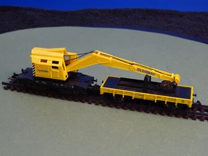 Minitrix Kran mit Schutzwagen ohne Zubehör Top Gebraucht 1:160 NB122 - Bild 1 von 3