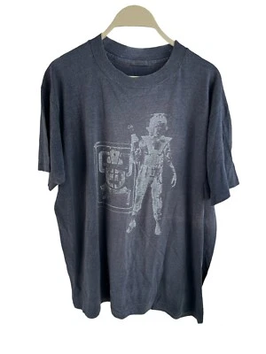 Vintage 1985 Black Double Sided BBC Doctor Who T Shirt RARE - Image 1 of 4