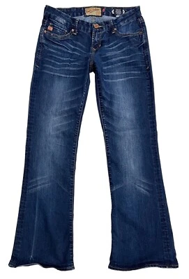 Dear John Curvy Bootcut Jeans Prima Donna Low Rise Stretch Denim Size 27 - Image 1 of 3