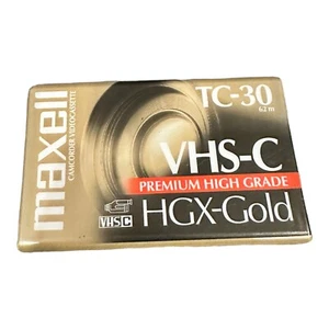 ¡NUEVO EN PAQUETE! Cassette de cinta de video VHS-C de alto grado Maxell MAX203010 DE COLECCIÓN - Imagen 1 de 2