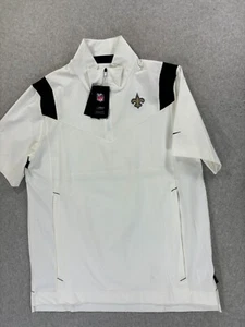 NWT New Orleans Saints Nike On Field Sideline Windshirt (Men's Medium) White - Picture 1 of 11